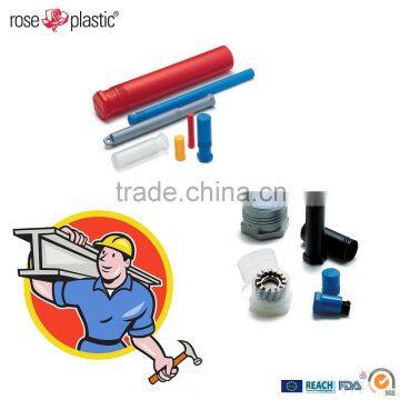 PP PE PVC plastic twist labelling print plastic tube packaging for disk milling cutter Twist Pack DP