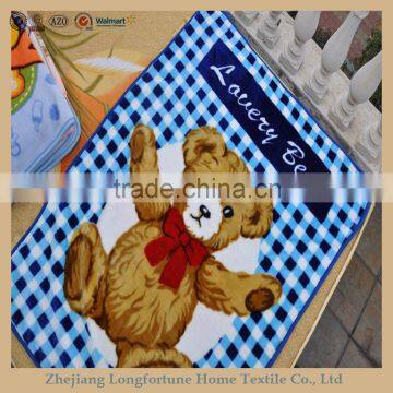 100%polyester Manufactory wholesale cartoon flannel&sherpa baby toys baby mink blanket