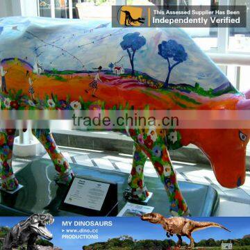 My Dino-C036 Playground animatronic animal model cow