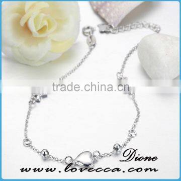 Small order mix wholesale new designs women hand silver jewelry 925 bracelets chain