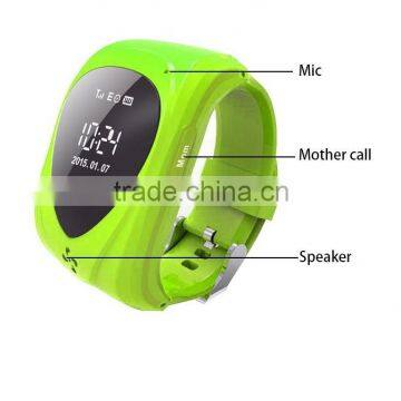 kids tracker watch RF-V22 free app tracking dad and mom sos calling number for help batter than watch Q50