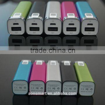 Custom Metal Body Universal Portable Power Bank 2600mah for Samsung photo-4