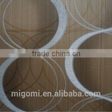 3d vinyl embossed wallpaper for home decoration