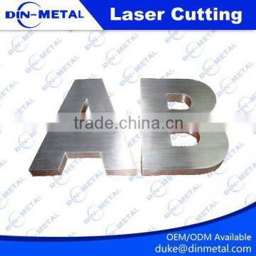 High Precision Cnc Laser Cutting Metal Number Letter Logo photo-4