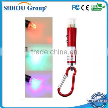 red super power mini led flashlight keychain