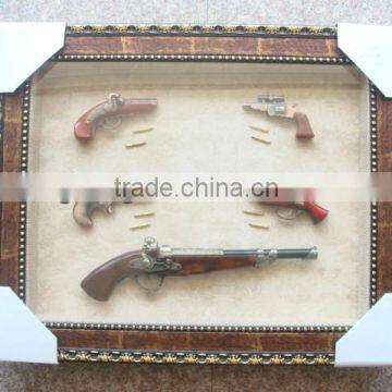 decorative wall gun painting