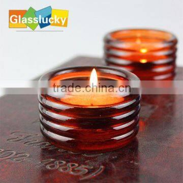 various colored carpenterworm shaped glass tealight holder wholesale