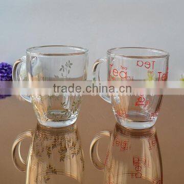 Supermarket Type Glass Tea Mug