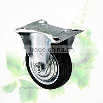 Rubber Heavy Duty Industrial Swivel Caster With Brake