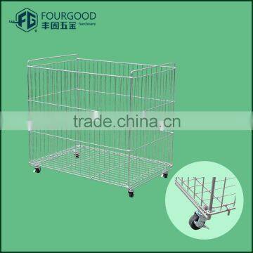 Competitive price supermarket equipments wire fruit basket