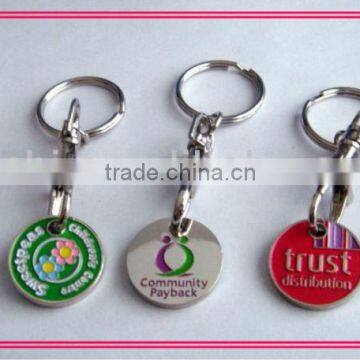 cheap wholesale metal token keychain