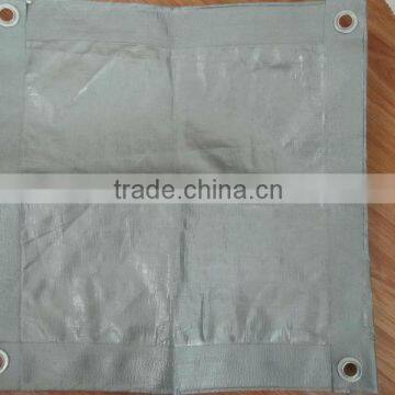 silver ready made pe tarpaulin,insulation material tent fabric,gazebo tents pe tarpaulin,silver coated fabric