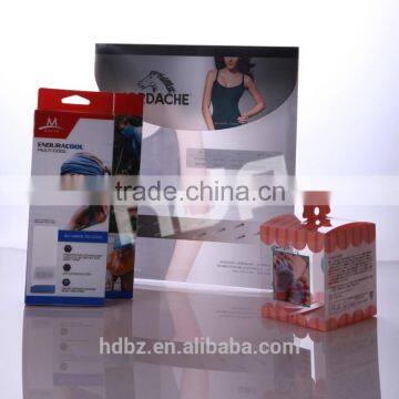 recyclable offset printing clear plastic display boxes