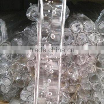 acrylic plexiglass bubble crystal square bar