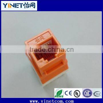 Professional factory UTP CAT 6 RJ45 Keystone Jack for network connecting