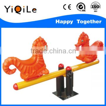 Funny play outdoor spring seesaw for child