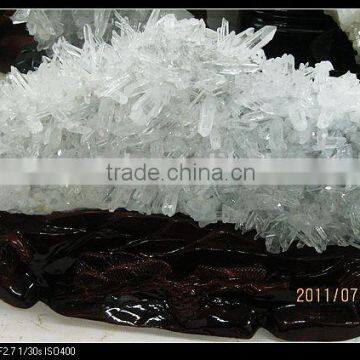 Nature cleaer quartz cluster for sale