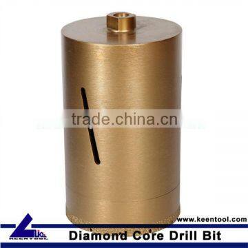 Vacuum brazed diamond bits