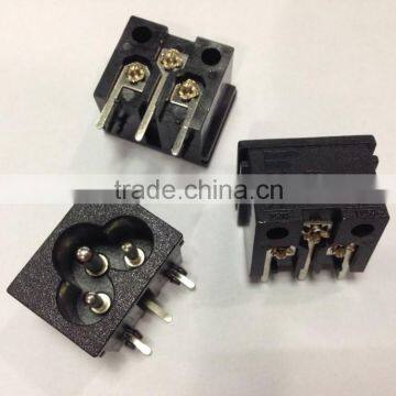IEC 320 C6 3 Pins AC Power Supply Socket BX-190 photo-1