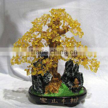 Wholesale gemstone tree citrine tree