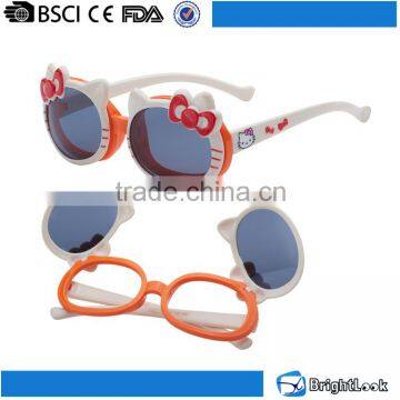 Kids size novelty designer sunglasses with flip-up lenses
