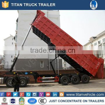 Hot selling small tipping trailer tractor hydraulic dump trailer