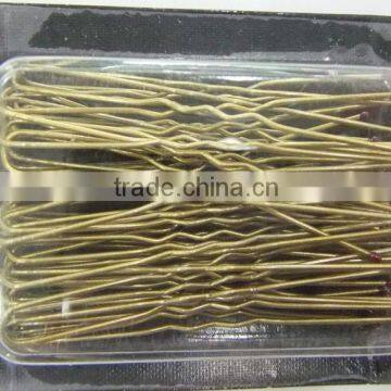 different colour metal bobby pin, pre-packed hair accessories, high quality, cheap price hair accessories