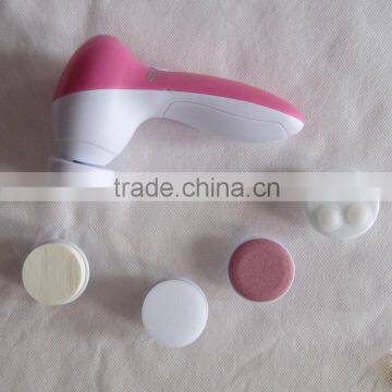 2016 High Quality 5 in 1 Beauty Salon Vibrating Equipment Electric Personal Skin Care Face Massage Cleansing Brush photo-4