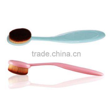 10pcs Black Cheapest Oval Foundation Cosmetic Brush