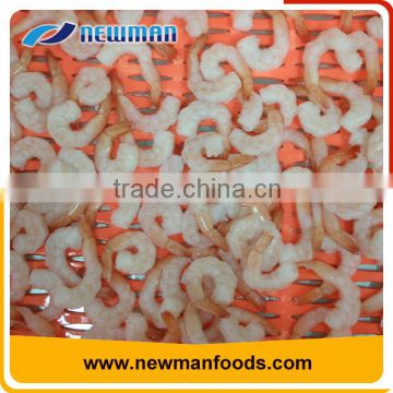 Wholesale different sizes vacuum pack fresh skinless frozen shrimp