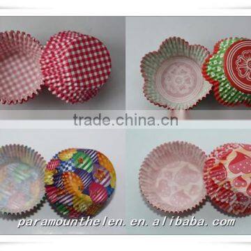 Food grade greaseproof paper cupcake liner cupcake mold for 2016 Olympic Games