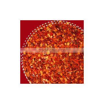 100% nature dried crushed chilli 3*3mm with seed