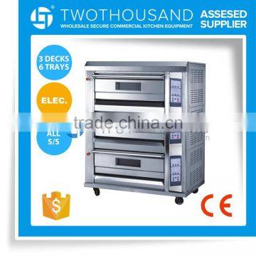 3 Deck Bakery Bread Cake Oven with CE Approve