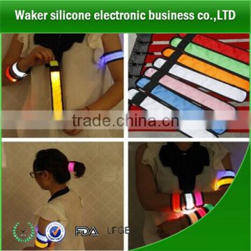 wholesale silicone slap bracelet /ion silicone bracelet glow silicone bracelet