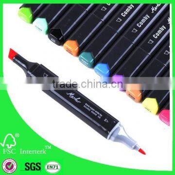 Permanent ink type marker pen ilot permanat marker with dilated nib