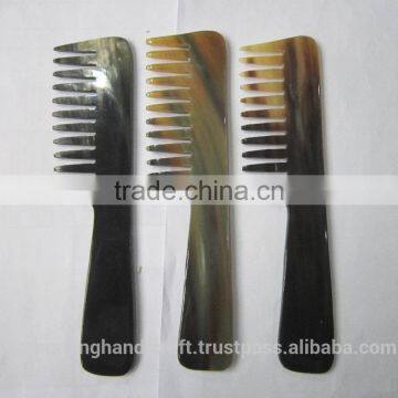 Beautiful buffalo horn comb, best quality combs made in Vietnam