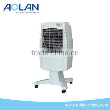 Evaporative water fan for cooling