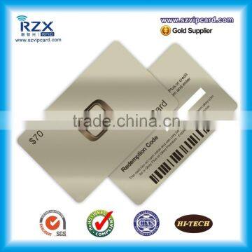 Cheap Price Plastic PVC Gift Card With CMYK Printing