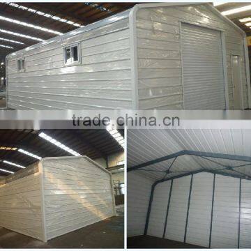 Prefab low cost steel car shed design