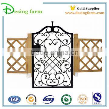 wrought iron pedestrian gate