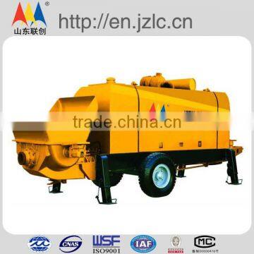 Concrete pump trailer