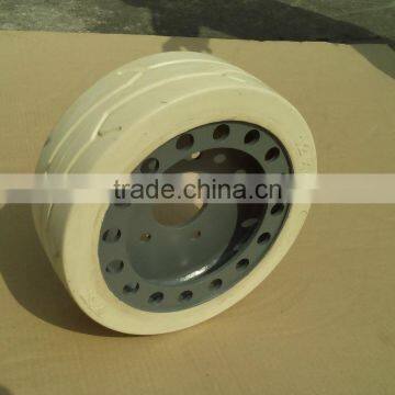 Scissor Lift Solid Tire Wheel for Small Electric Scissor Lift 12x4 323x100 Etc. photo-3