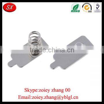 China Manufacturer Custom Zinc Plate Brass Battery Contact Plate photo-2
