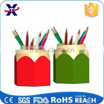 Creative DIY pencil head silicone pen container small