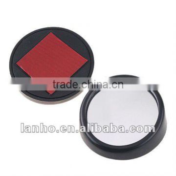 Black Round Car Blind Spot Side View Safety Mirror