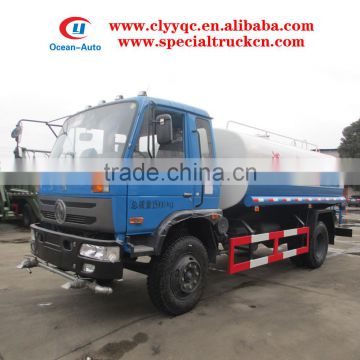 Dongfeng 4X2 10000liter 10ton steel water tank truck for sale