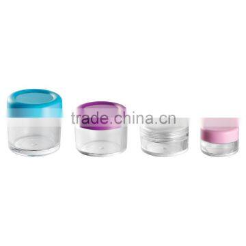 Single Wall Transparent Small Size Cosmetic Plastic Jar photo-3