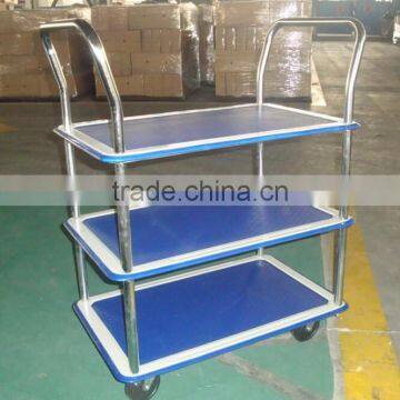 THREE SHELF PLATFORM HAND TRUCK