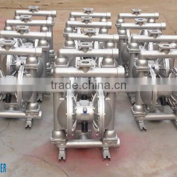 Air operated double diaphragm pump intannery wastewater treatment