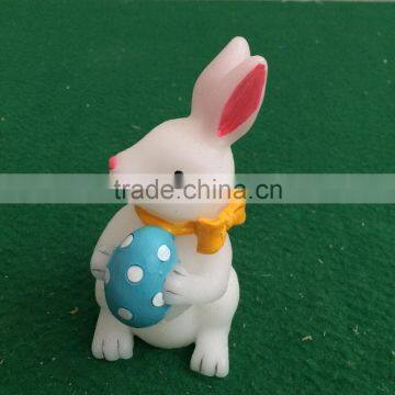 Set of Egg&rabbit Led Yellow Flicking Candles Easter Gift Candles Led Real Wax Candles for Easter Home Decorative Rabbit Candles